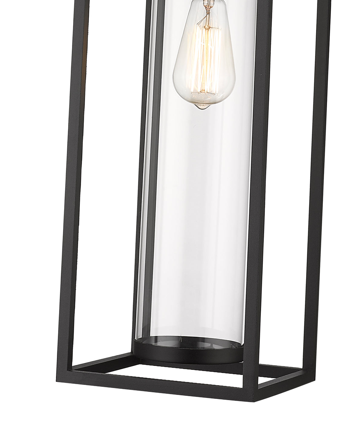 Black Dunbroch Open Frame Outdoor Pendant