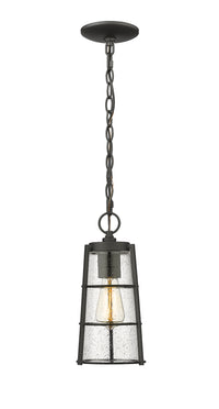 Black Helix Medium Outdoor Pendant