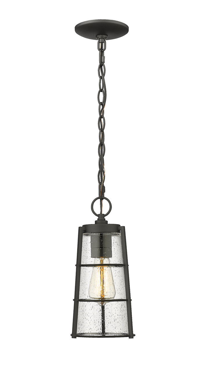 Black Helix Medium Outdoor Pendant