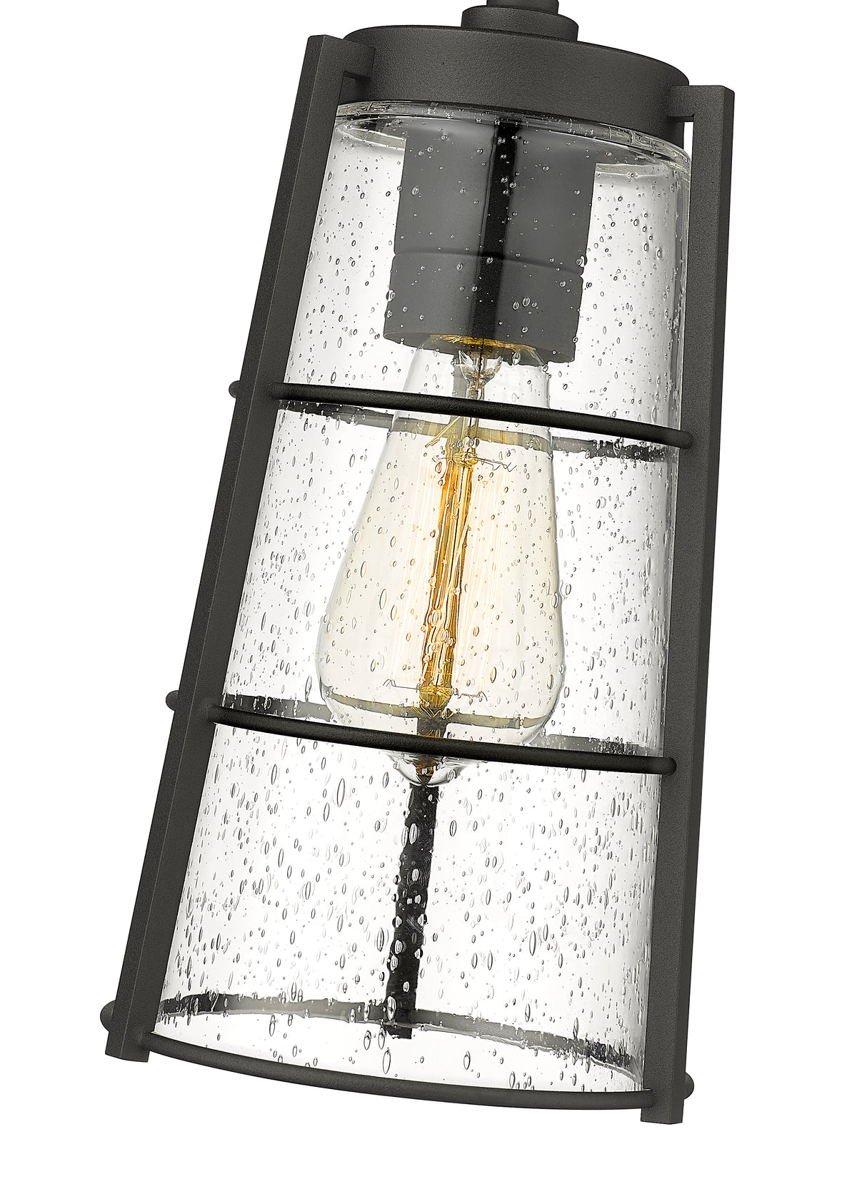 Black Helix Medium Outdoor Pendant