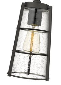 Black Helix Medium Outdoor Pendant
