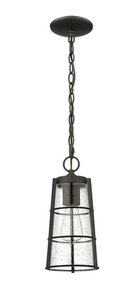 Black Helix Medium Outdoor Pendant