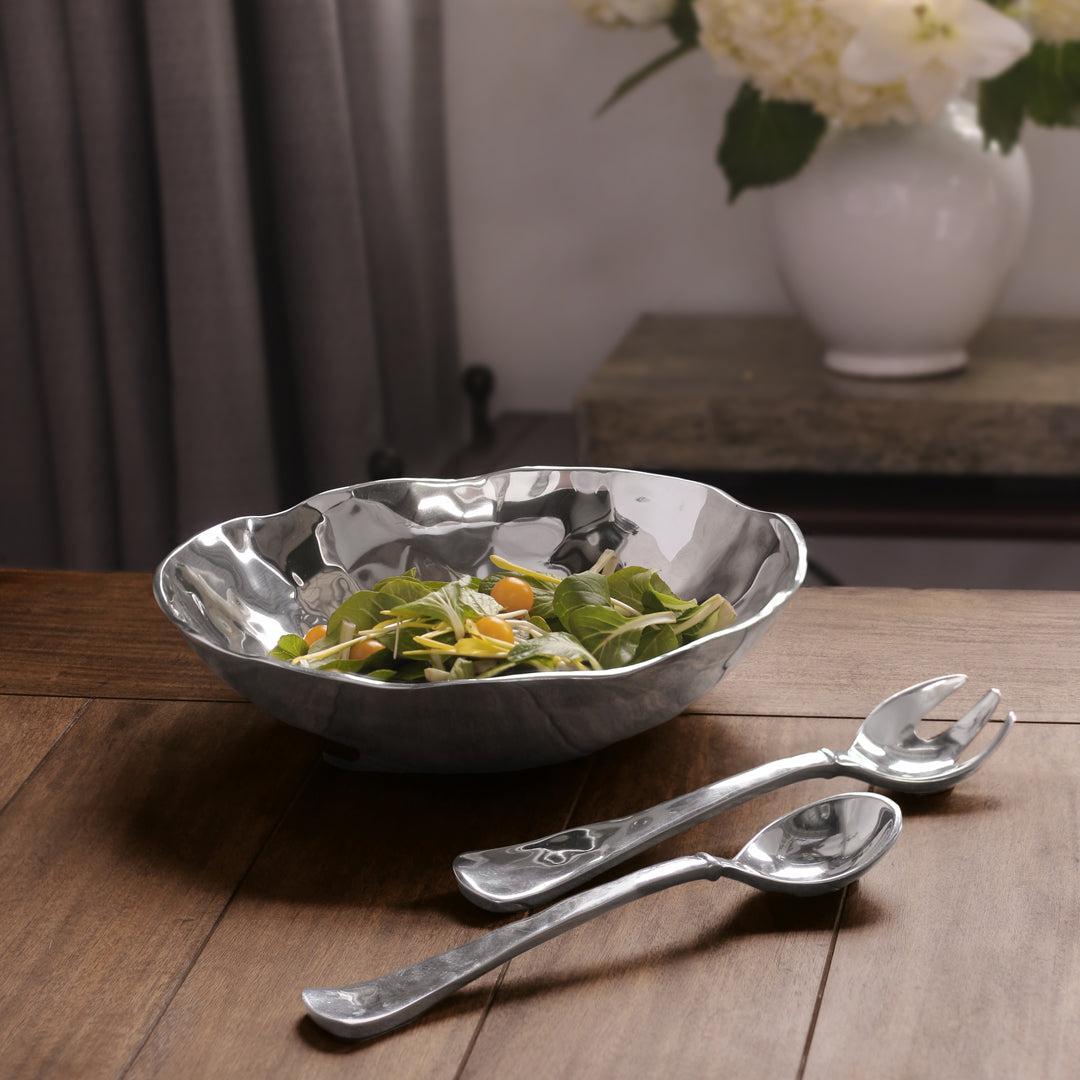 Soho Large Salad Servers - Set View | Bone & Brass