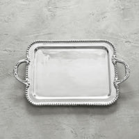 Pearl David Small Tray - Tray Top View | Bone & Brass