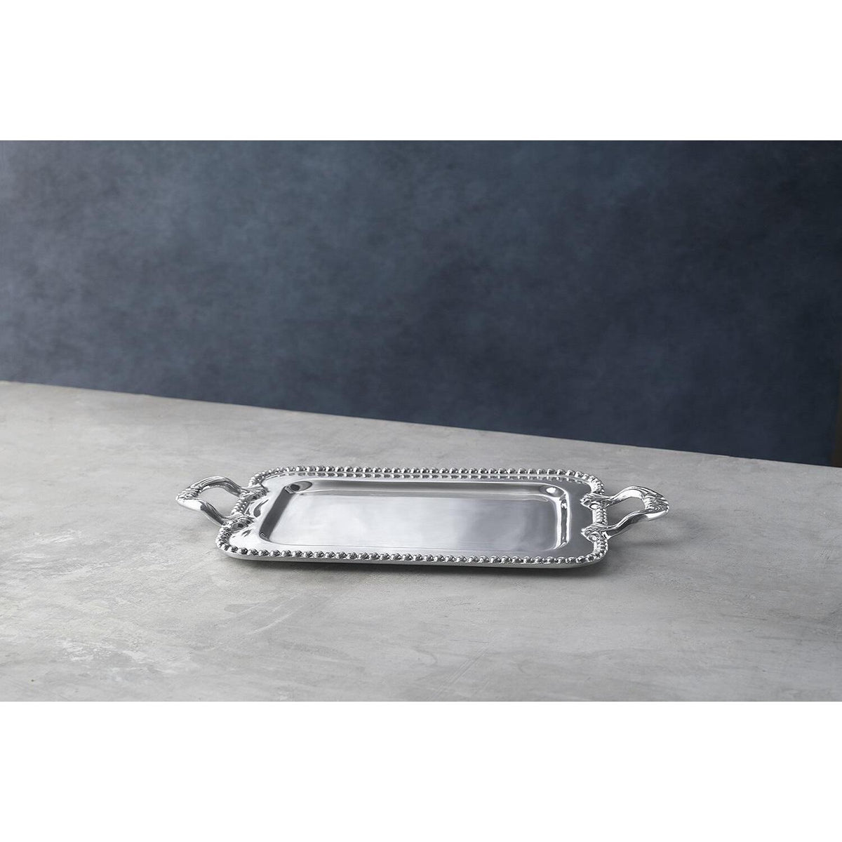 Pearl David Small Tray - Tray Side View | Bone & Brass