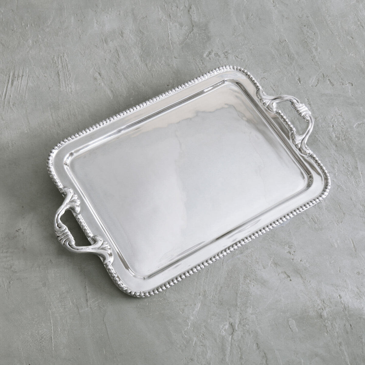 Pearl David Extra Large Tray - Tray Top View | Bone & Brass