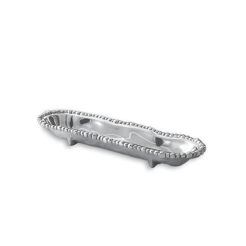Organic Pearl Cracker Tray | Bone & Brass