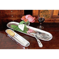 Organic Pearl Cracker Tray - Tray Side View | Bone & Brass