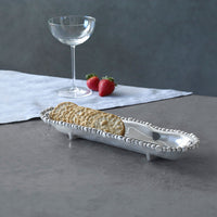 Organic Pearl Cracker Tray - Tray Detail | Bone & Brass