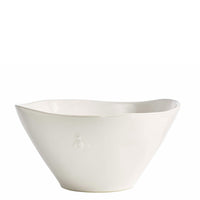 Ecru Beige Bee Ceramic Single Serving Bowl
