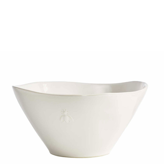 Ecru Beige Bee Ceramic Single Serving Bowl