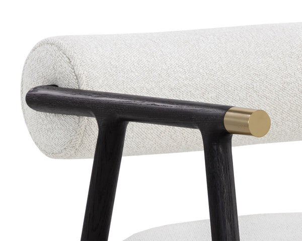 Sova Dining Black - Copenhagen White Armchair