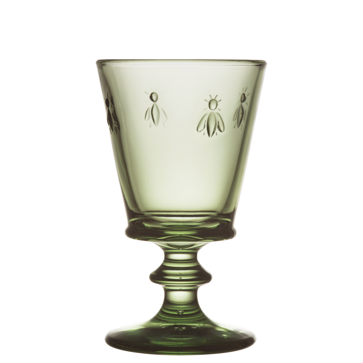 Glass Bee Wine Glasses — Set of 6