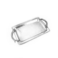 Western Antler Large Rectangular Tray | Bone & Brass