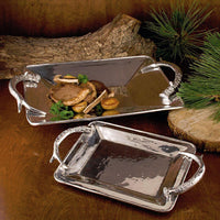Western Antler Medium Rectangular Tray - Tray Detail | Bone & Brass