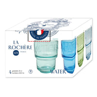 Assorted Colors Water Tumblers – Set of 4