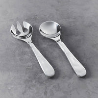 Soho Small Salad Servers - Handle Detail | Bone & Brass