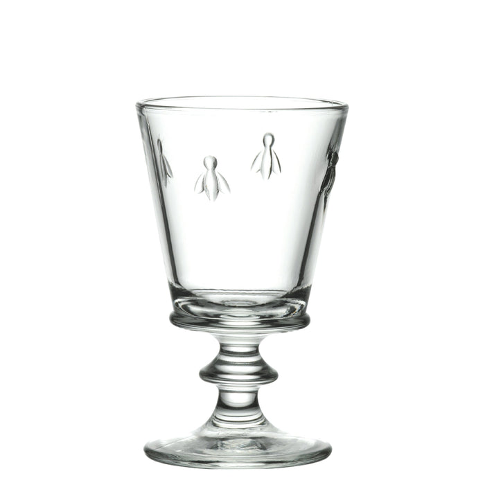 Glass Bee Wine Glasses — Set of 6