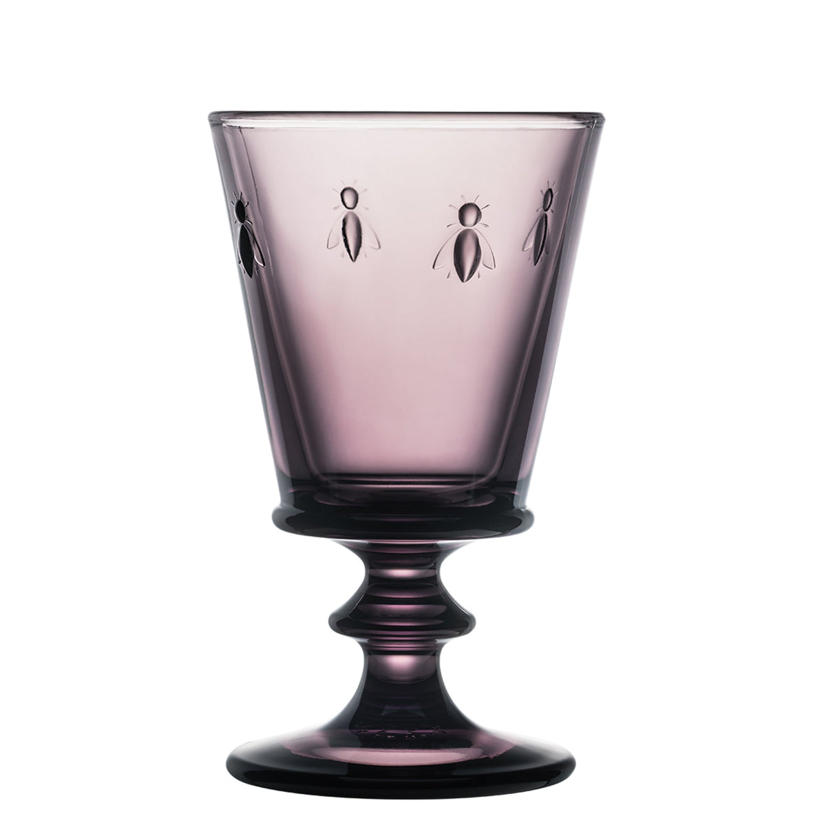 Bee Wine Glass Eggplant Set-6