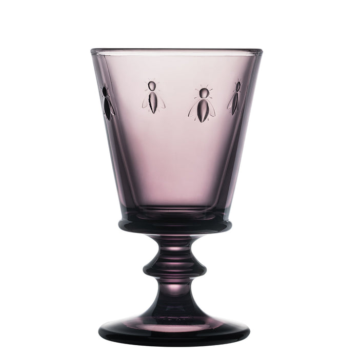 Bee Wine Glass Eggplant Set-6