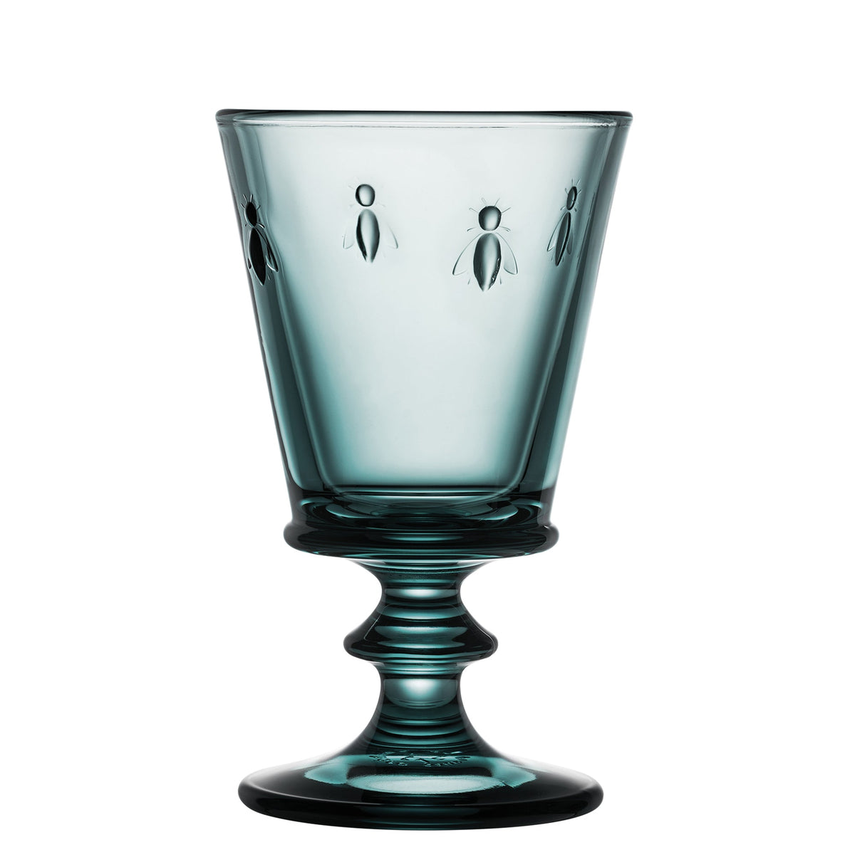 Glass Bee Wine Glasses — Set of 6