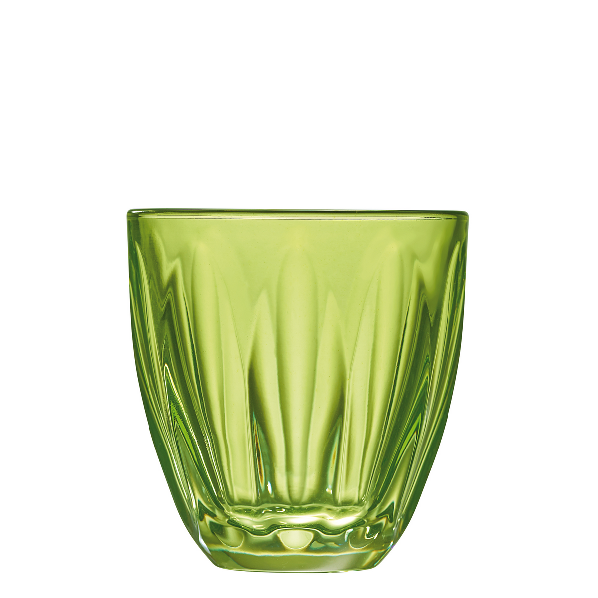 Pink Glass Lily Tumblers – Set of 6