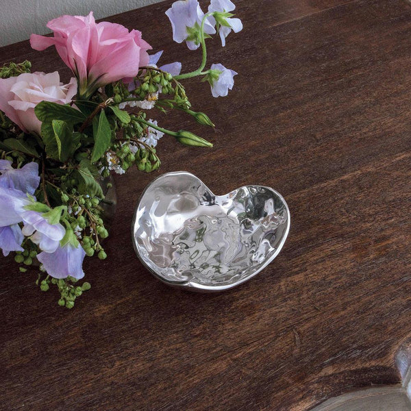 Giftables Silver Soho Heart Bowl - Bowl Detail | Bone & Brass