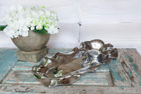 Vento Silver Long Oval Decorative Serving Tray