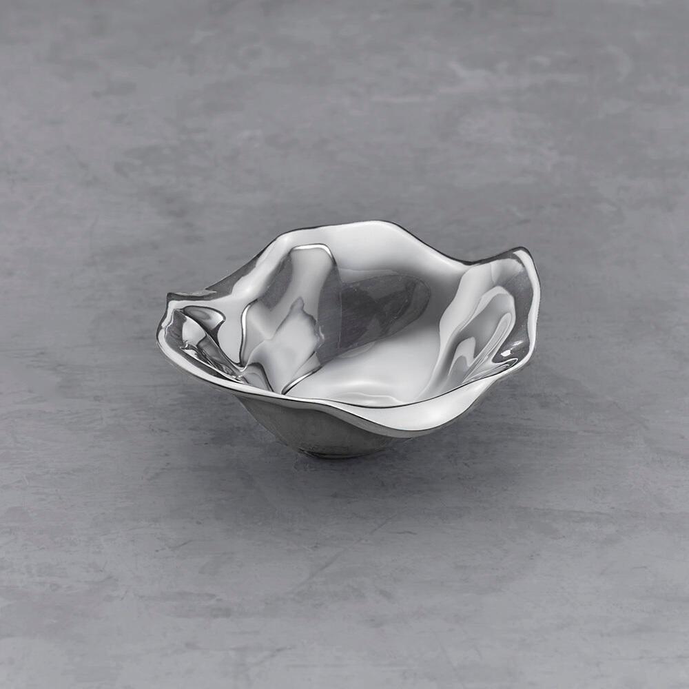 Vento Small Oval Bowl - Bowl Detail | Bone & Brass