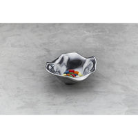 Vento Small Oval Bowl - Bowl Top View | Bone & Brass