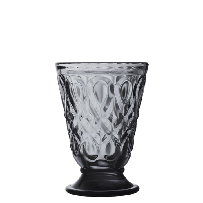 Grey Glass Lyonnais Tumblers Set of 6