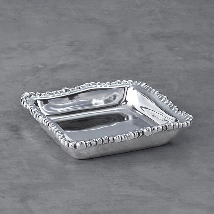 Giftables Organic Pearl Napkin Box - Holder Detail | Bone & Brass