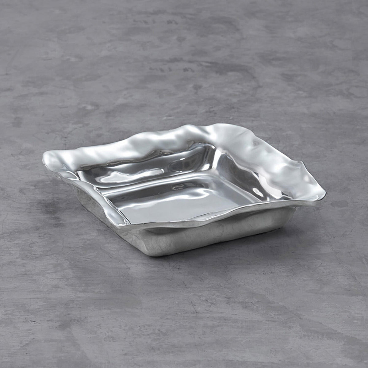 Giftables Vento Napkin Box - Holder Side View | Bone & Brass