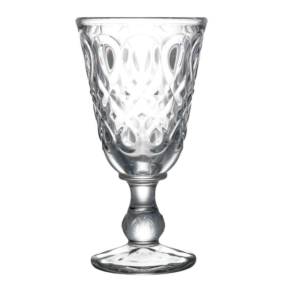 Lyonnais Wine Glass Set-6 | Bone & Brass
