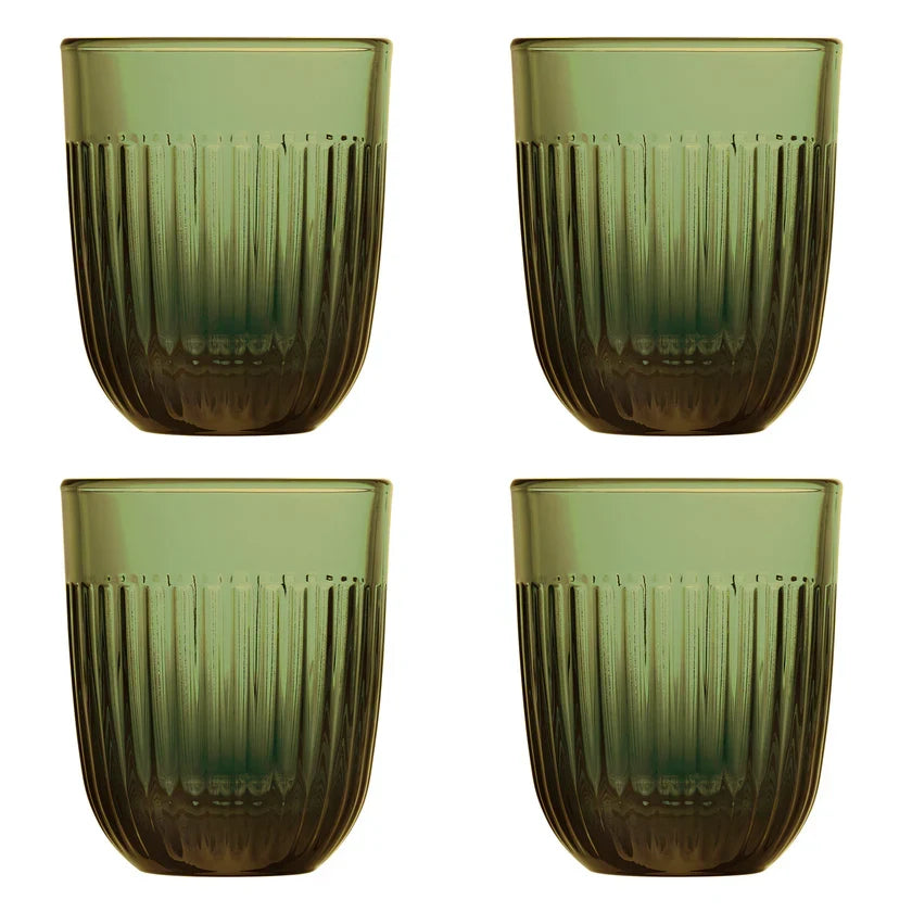 Ouessant Colored Glass Tumblers – Set of 4