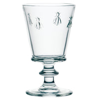 Clear Glass Bee Water Glass Set of 6