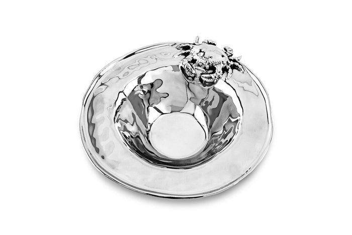 Silver Crab Small Dip Bowl