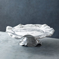Pedestal Vento Lola Round Plate - Cake Plate Side View | Bone & Brass