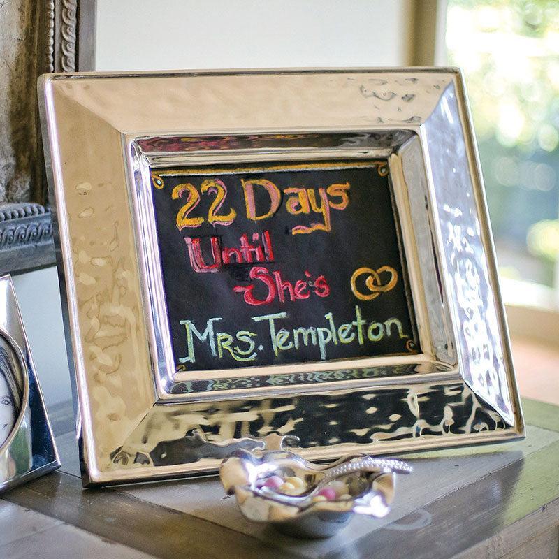 Soho Silver 8 x 10 Picture Frame - Frame Side View | Bone & Brass