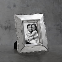 Frame Organic Pearl 5 x 7 Frame - Frame Side View | Bone & Brass