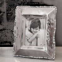 Frame Organic Pearl 5 x 7 Frame - Frame Corner Detail | Bone & Brass