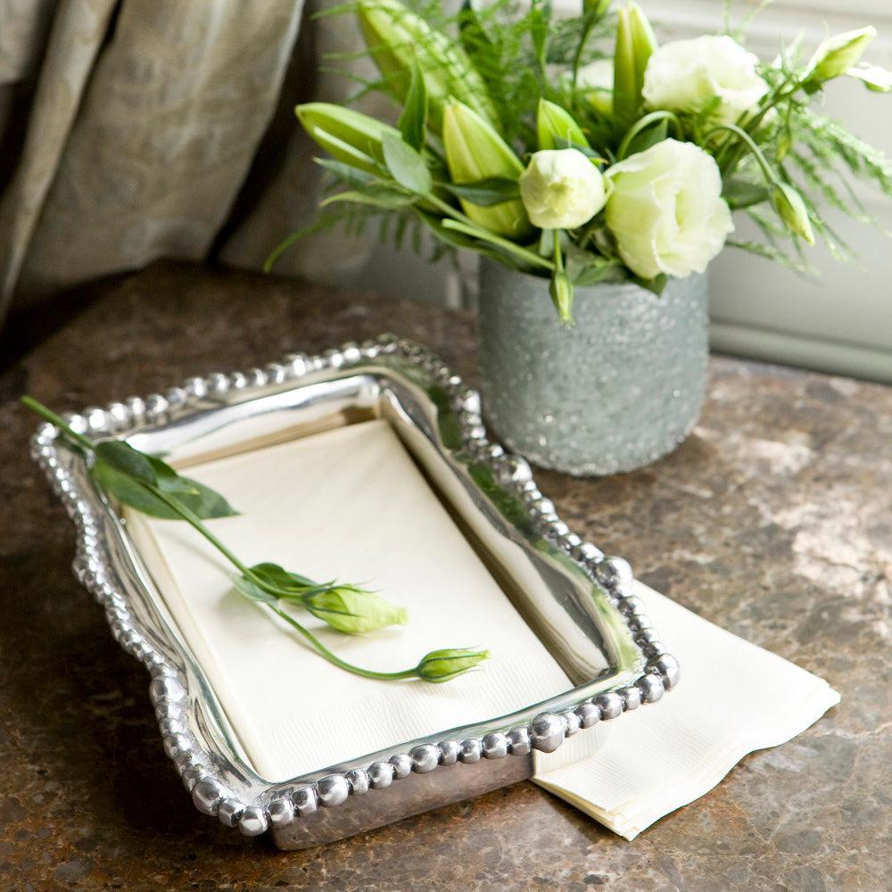Giftables Vento Guest Towel Holder - Holder Detail | Bone & Brass
