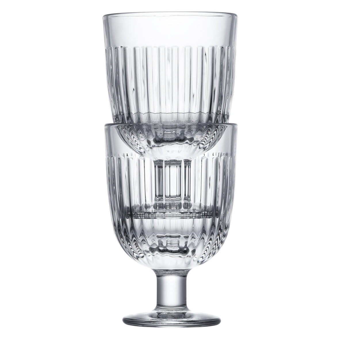 Ouessant Wine Glass Set-6 - Glass Stem Detail | Bone & Brass