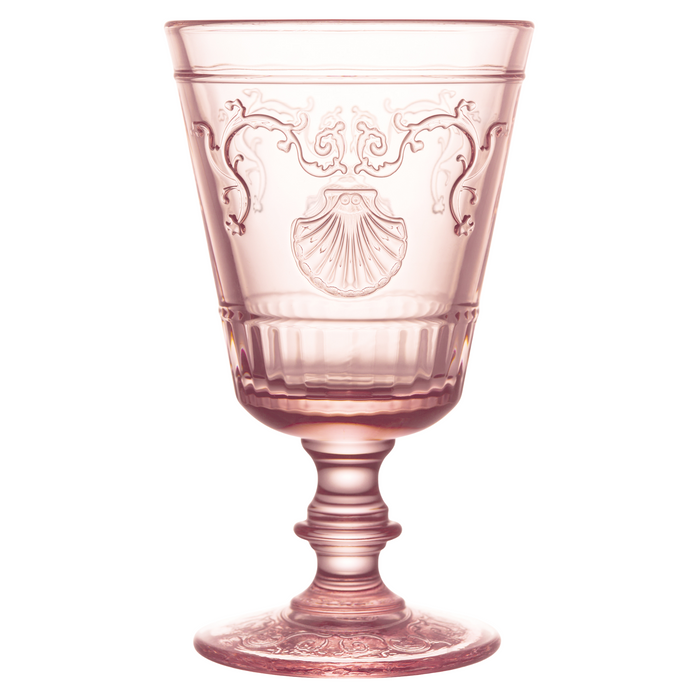 Rose Pink Versailles Stemmed Glasses – Set of 6