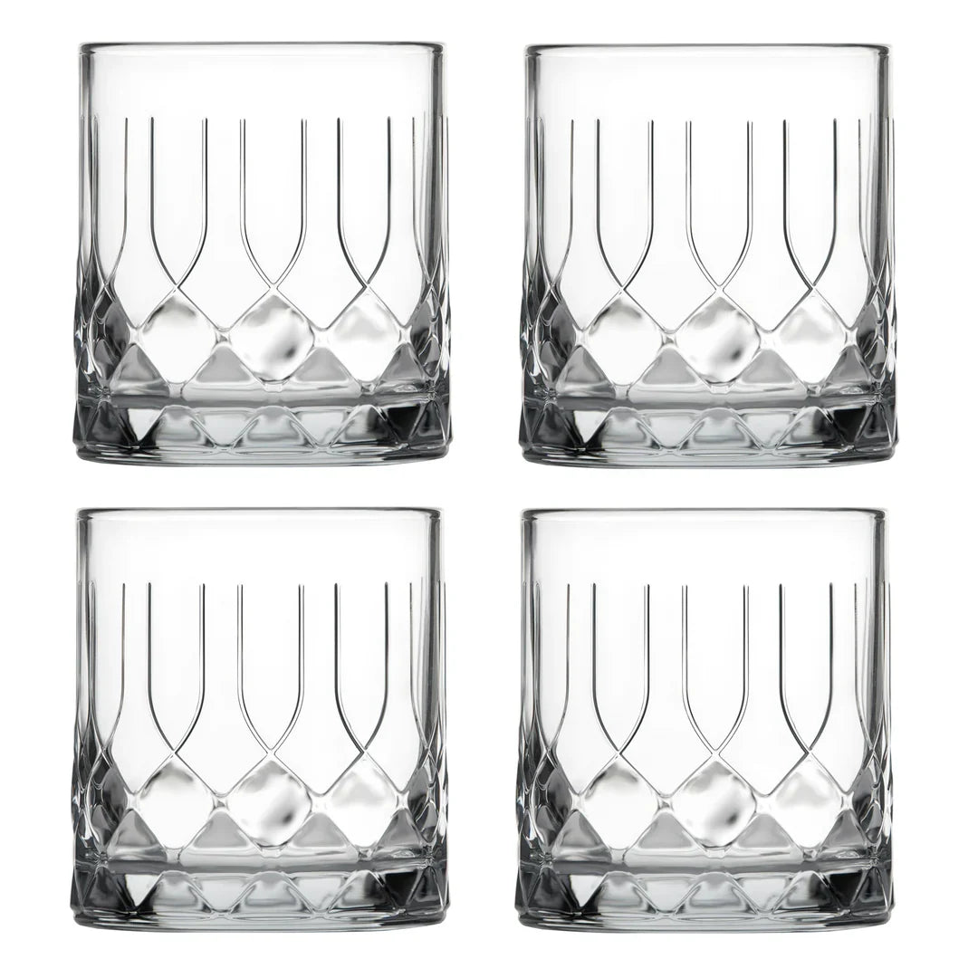 Chicago Clear Whiskey Glass – Set of 4