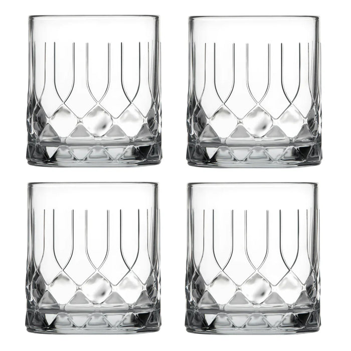 Chicago Clear Whiskey Glass – Set of 4