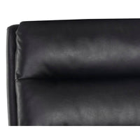Stinson Black Leather Office Chair
