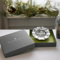 Giftables Vento Silver Wine Coaster - Coaster Top View | Bone & Brass
