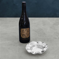 Giftables Vento Silver Wine Coaster - Coaster View | Bone & Brass