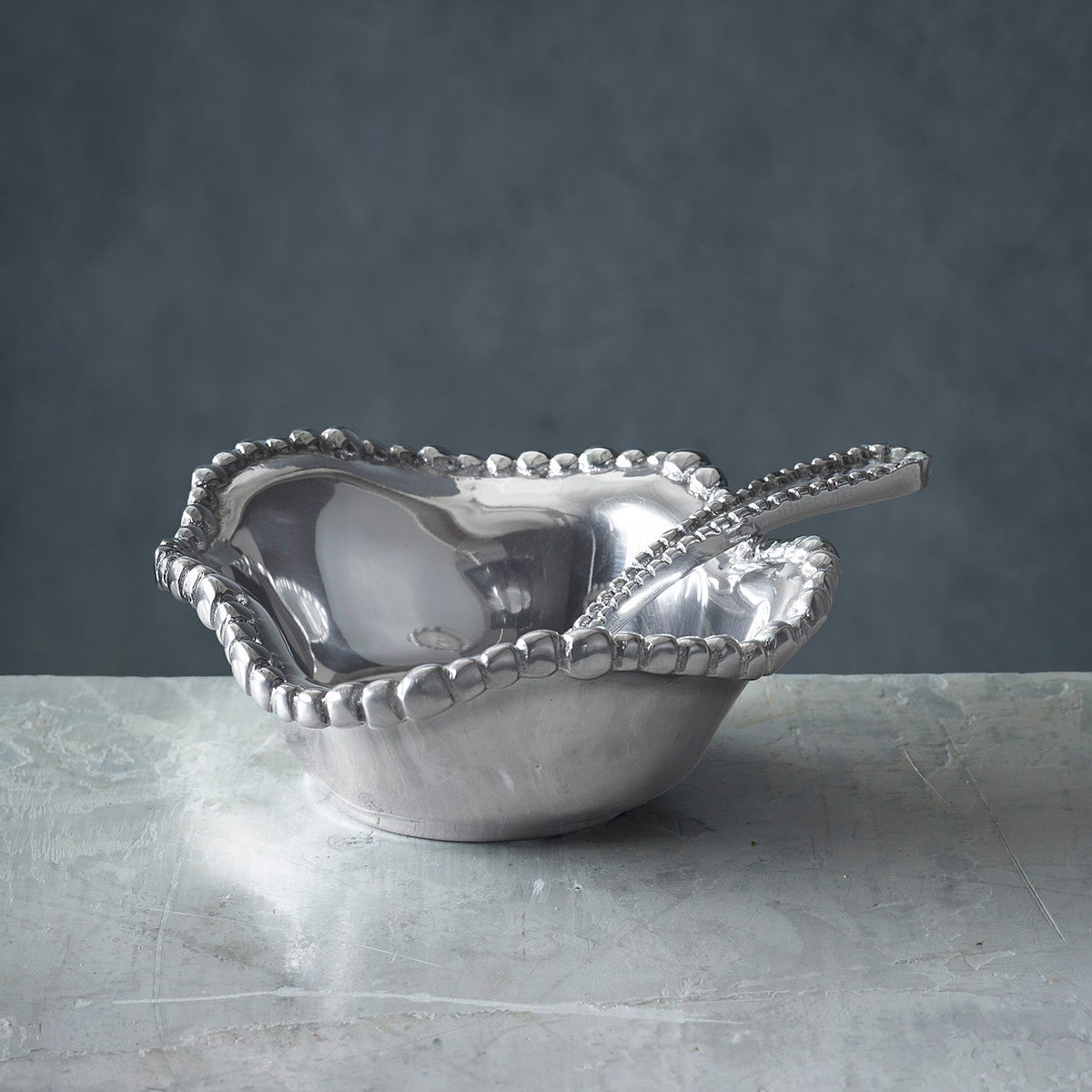 Giftables Organic Pearl Petit Bowl Spoon - Bowl Side View | Bone & Brass